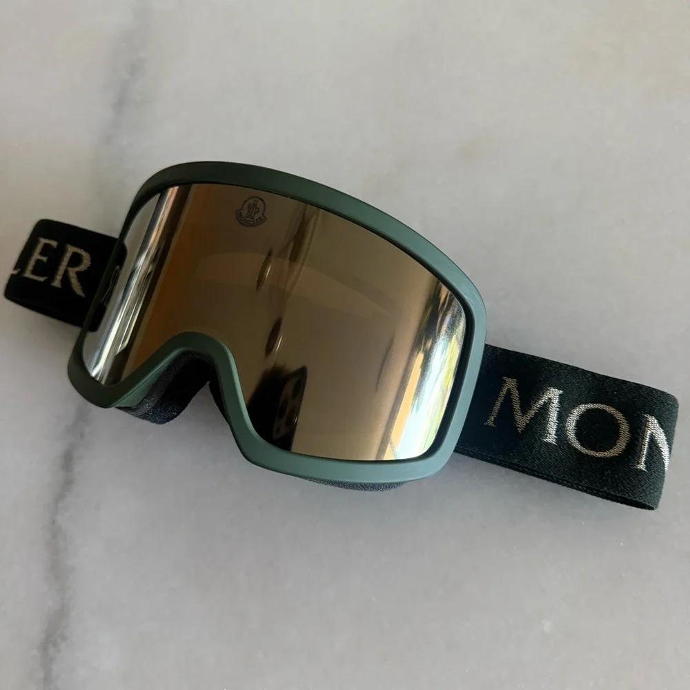 Moncler Mirrored Snow Goggles